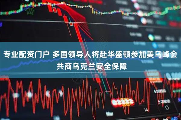 专业配资门户 多国领导人将赴华盛顿参加美乌峰会 共商乌克兰安全保障